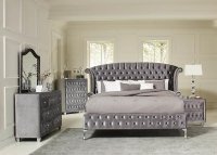 Deanna Bedroom Traditional Metallic E. King Bed