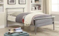 Cobalt Silver Twin Bed