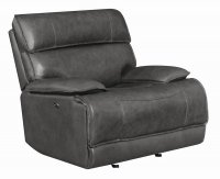 Standford Casual Charcoal Power Glider Recliner