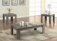 Occasional Tables Distressed Grey 3 Pc.