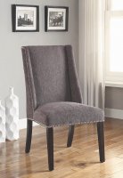 Traditional Grey Accent Chair