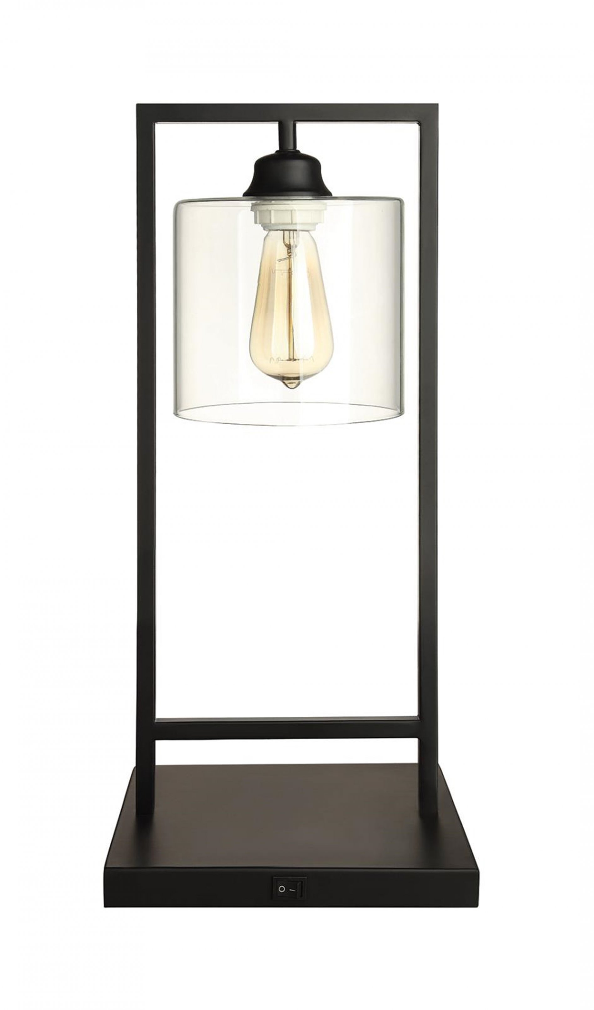 Transitional Black Table Lamp - Click Image to Close
