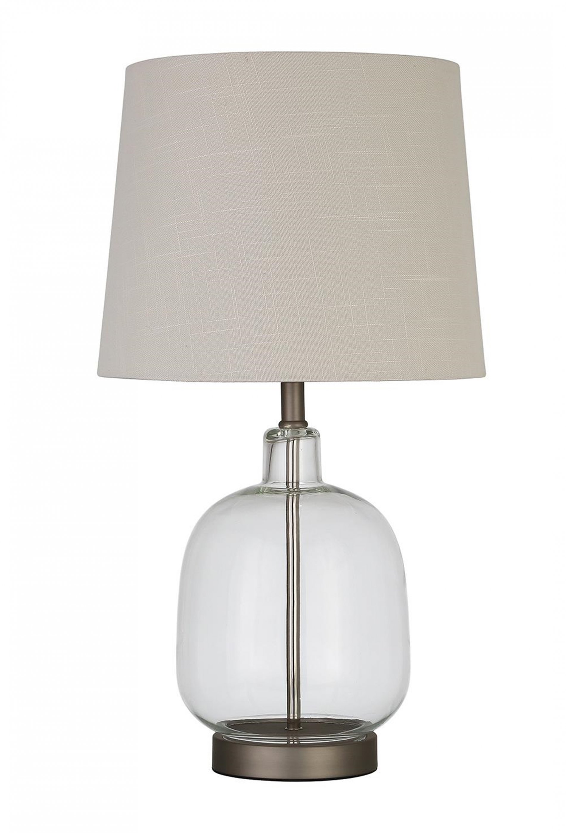 Transitional Clear Table Lamp - Click Image to Close