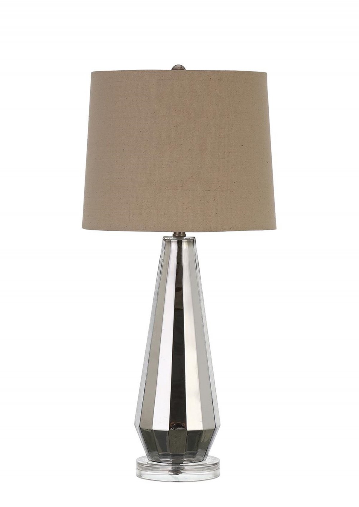 Transitional Clear Table Lamp