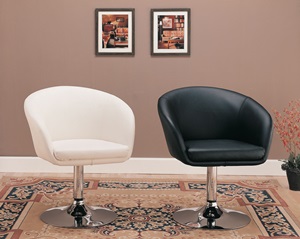 120353 Swivel Chair (White)