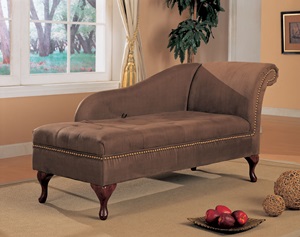 550068 Chaise (Brown) - Click Image to Close