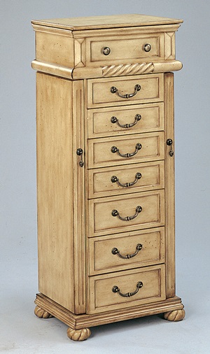 5557 Jewelry Armoire (Distressed) - Click Image to Close