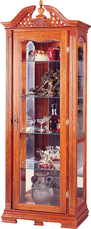 5807 Curio Cabinet (Cherry) - Click Image to Close
