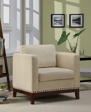900172 Accent Chair (Beige) - Click Image to Close