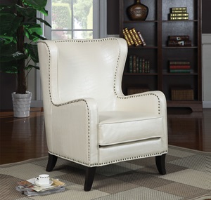 900192 Accent Chair (Pearlized White) - Click Image to Close