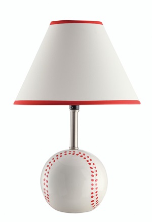 901462 Baseball Table Lamp - Click Image to Close