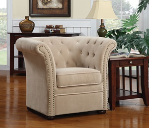 902034 Accent Chair (Beige) - Click Image to Close