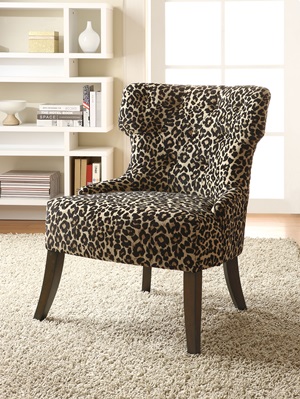 902066 Accent Chair (Leopard Pattern) - Click Image to Close
