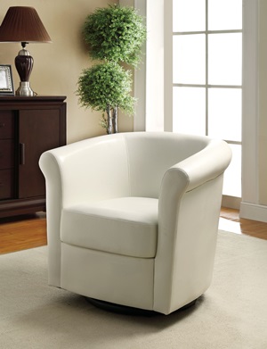 902087 Swivel Chair (White) - Click Image to Close
