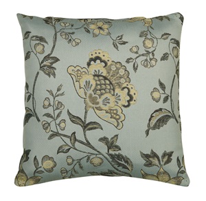 905026 Accent Pillow (Blue Floral) - Click Image to Close
