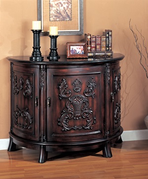 950053 Accent Cabinet (Rich Cherry) - Click Image to Close