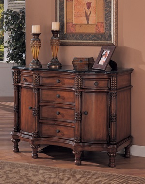 950063 Accent Cabinet (Warm Brown) - Click Image to Close