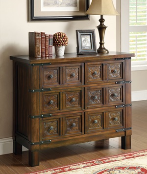 950104 Accent Cabinet (Warm Brown) - Click Image to Close