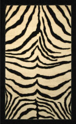 970018 Zebra Safari Rug - Click Image to Close