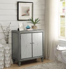 Hollywood Glam Silver Accent Cabinet