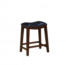 Traditional Black Counter-Height Stool