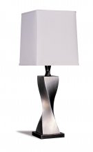 Accent Contemporary Antique Silver Table Lamp