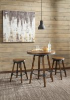 Hornell Rustic Adjustable Bar Table