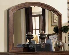 Laughton Rustic Dresser Mirror With Rounded Edge