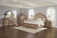 Ilana Traditional Antique Linen E. King Bed
