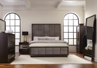 Smoked Peppercorn E. King Panel Bed