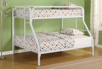 Morgan Twin-over-Full White Bunk Bed