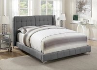 Goleta Grey Upholstered Queen Bed