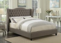 Newburgh Grey Upholstered Twin Bed