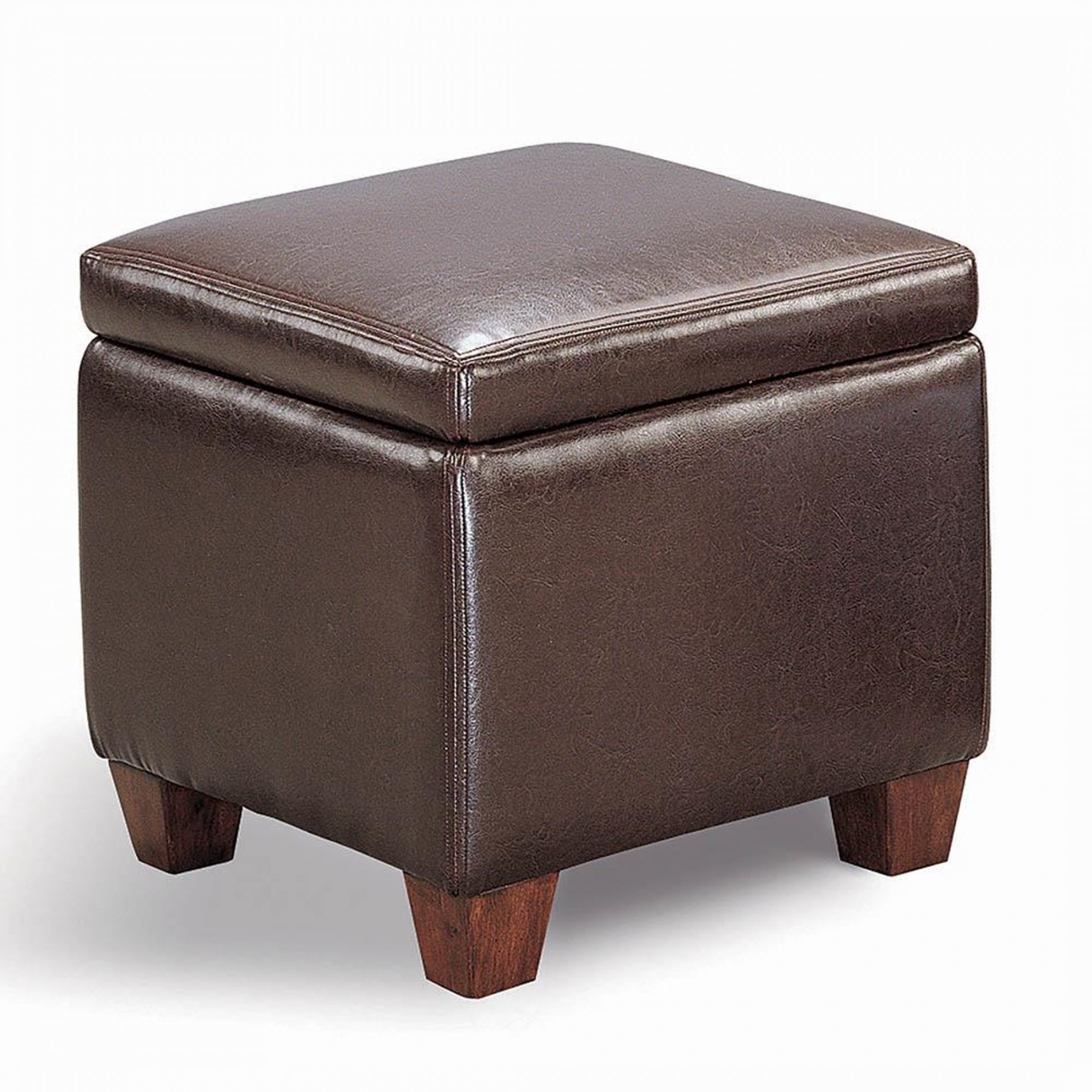 Causal Brown Storage Ottoman - Click Image to Close