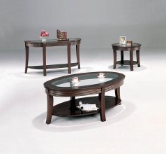 Large Oval Casual Capp. Coffee Table