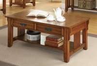 Occasional Traditional Oak Coffee Table