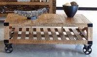 Industrial Natural Mango Coffee Table