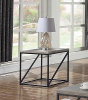 Industrial Sonoma Grey End Table