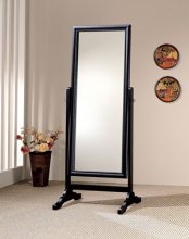 900168 Cheval Mirror (Rubbed Black)
