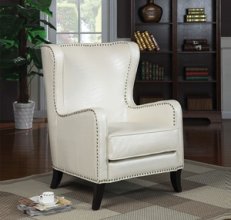 900192 Accent Chair (Pearlized White)