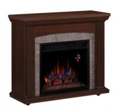 900385 Fireplace (Oak Espresso)