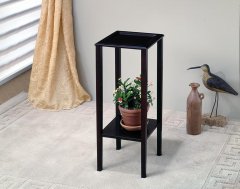 Transitional Espresso Accent Table