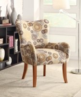 Transitional Multi-Color Accent Chair