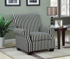 902085 Accent Chair (French Script Pattern)