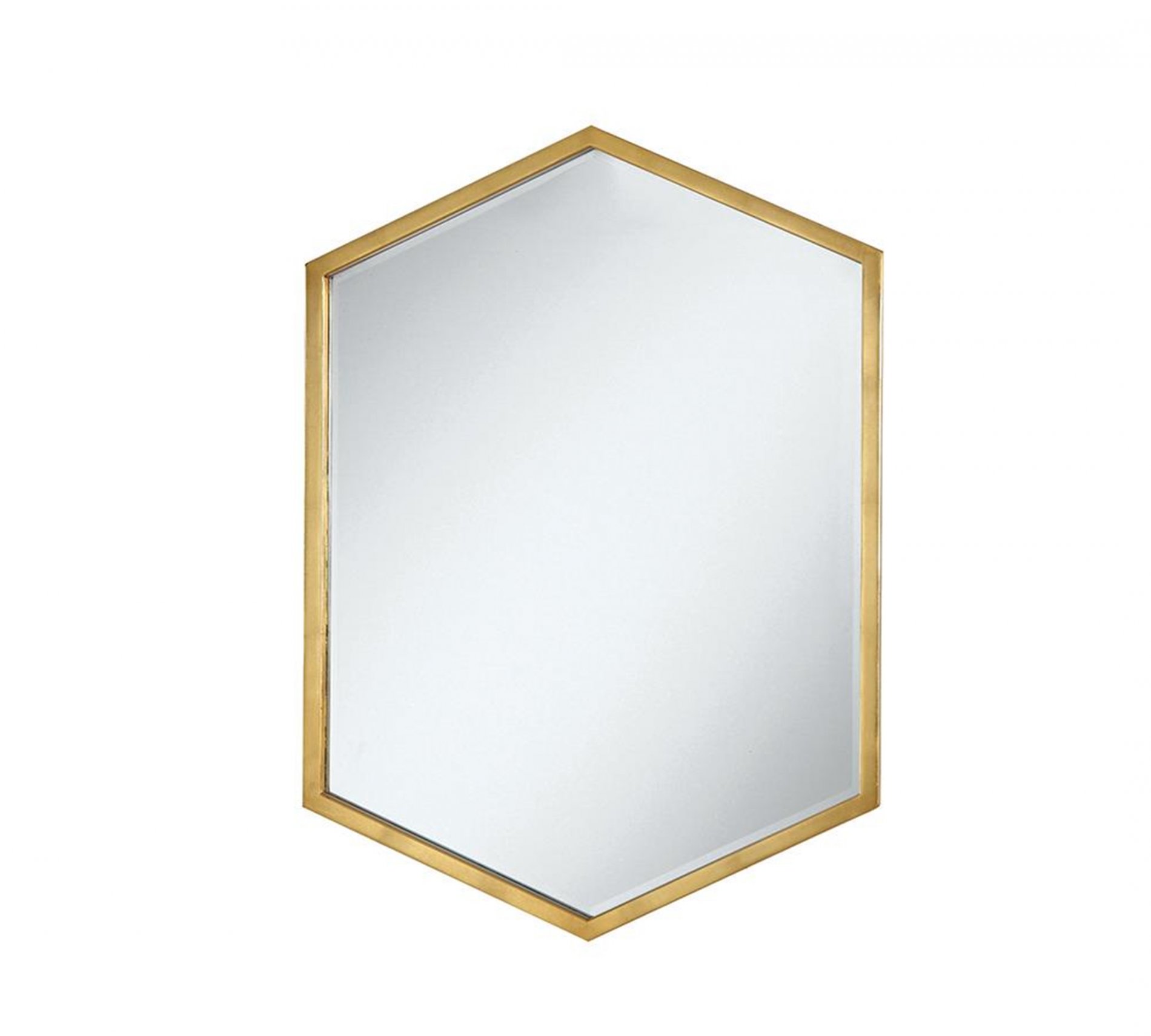 Unique Hexagon Shaped Mirror - Click Image to Close