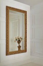 Ornate Antique Gold Wall Mirror