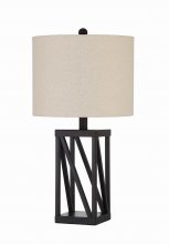Transitional Black Table Lamp