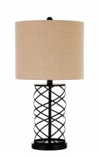 Transitional Bronze Table Lamp