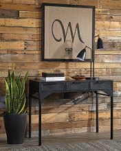 Industrial Black Console Table