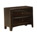 Phoenix 2-drawer Nightstand Deep Cappuccino image